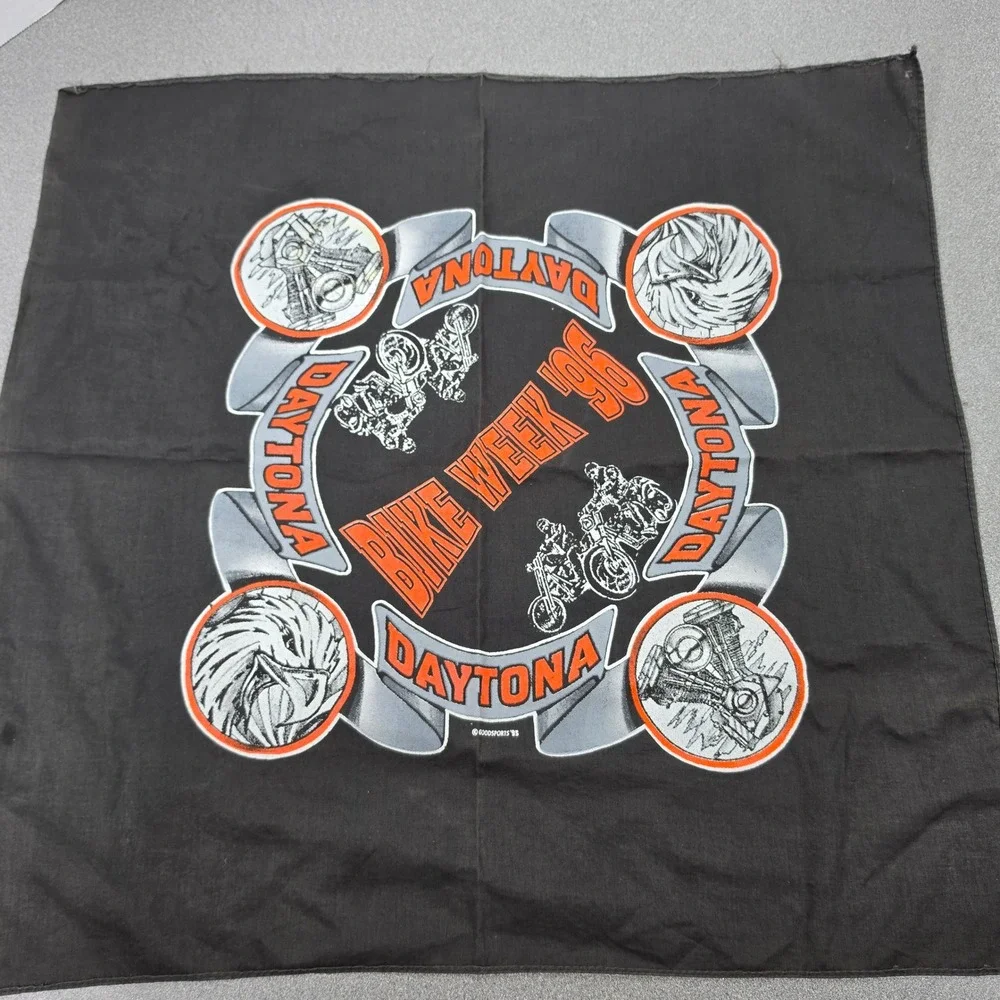 Harley-Davidson Vintage Daytona Bike Week 1996 Bandana Excellent